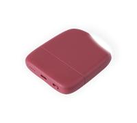 Powerbank Ice-P 5000mAh 1 port USB C + Câble multiple Rouge - Certifié GRS Xoopar