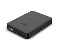 Powerbank Ksix Nano 5 000 mAh, Taille de Poche, Power Delivery, 20 W, câble USB-C vers USB-C, voyants LED, Noir