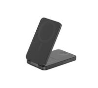 Powerbank Magnétique 3-en-1 8000mAh, Port USB-C PD 20W et Support Pliable