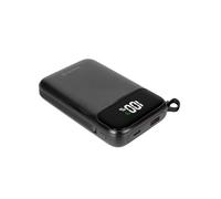 Powerbank MagSafe 10000mAh Câbles USB-C + Lightning intégrés Ecran LCD Noir