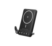 Powerbank MagSafe Modèle MagPro Slim 5000mAh Qi2 15W avec Support et Câble USB-C Iniu Noir Noir