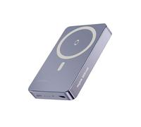 PowerBank MagSafe Slim Qi2 15W 10000mAh avec Charge USB-C PD 20W Gris