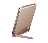 Powerbank Modèle MagPro Slim 5000mAh2 15W avec Support et Câble USB-C, Beige