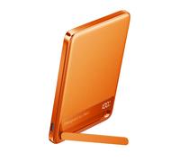 Powerbank Modèle MagPro Slim 5000mAh2 15W avec Support et Câble USB-C, Orange
