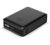 Powerbank Nano 10 000 mAh - Format de poche - Power Delivery - 22,5 W - Câble USB-C vers USB-C - Chargement simultané - Couleur Noir