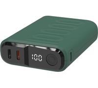 Powerbank RealPower PB-10000C PD+ 3x Type-C,Dunkelgrün