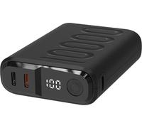 Powerbank RealPower PB-10000C PD+ mit 3x Type-C,Schwarz