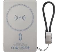 Powerbank sans fil MagSafe 5000mAh 15W Qi Gris Rivacase