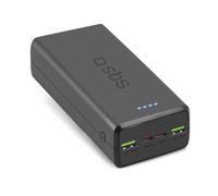 Powerbank SBS 30000mAh USB-C/USB-A Noir PD/AFC