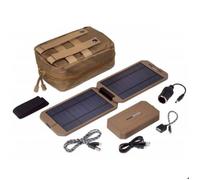 Powerbank Solaire - POWER TRAVELLER - PTL-EXT001 - 12000 mAh - Chargeur Solaire - Kit Photovoltaïque