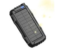 PowerBank Solar - Chargeur de batterie mobile, station de charge extérieure | PowerBank compact de 158 W, lumière de banc de charge rapide, banque d'alimentation pour camping et randonnée