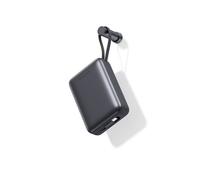 Powerbank - SWISSTEN - 20000 mAh - USB-C et Lightning intégrés - 22,5 W - Space Silver