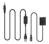 Powerbank USB Cable + DMW-DCC8 Batterie factice BLC12 BLC12E pour Lumix DMC-GX8 FZ1000 FZ300 FZ200 G7 G6 G5 G80 G81 G85 GH2 GH2K GH2S DC-G90 DC-G91 DC-G95 DC-G99