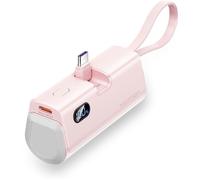 Powerbank - VENTION - 4800mAh - 22,5W - 2x USB-C - Rose - Pliable
