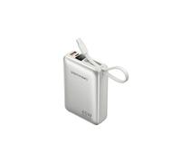 Powerbank Vention FHGN0 20000mAh 45W USB-C USB-A Cable Integrado Beige