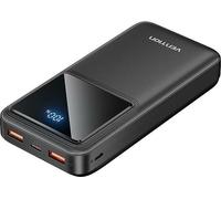Powerbank, Vention, Fhlb0, 20000Mah, Micro-Usb, Usb-C, 2Xusb-A, 22.5W (Noir)