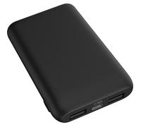 WOW Powerbank WOWPB50002A1CB 5000 mAh Fast Charge 2x USB-A + 1x USB-C + câble USB A/USB C Noir