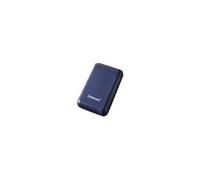Powerbank XS5000 - Banque d'alimentation - 5000 mAh - 2.1 A - 2 connecteurs de sortie (USB, USB-C) - sur le câble : USB-C - bleu