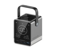 Powerbank z ładowaniem bezprzewodowym 40000mAh USB-C USB-A 300W - czarny