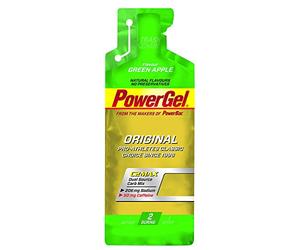 Powerbar 24 Gels Énergétiques Powergel Original Goût Green Apple Caféine