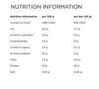 Powerbar Barre Protéinée à 52% Biscuits&crème 50g