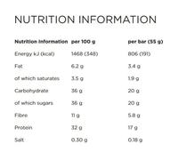 Powerbar Boîte De Barres Protéinées Plus 30% Vanille & Noix De Coco 55g 15 Unités