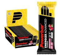 Powerbar Energize Advanced Raspberry 15x55g - Barre Énergétique à Haute Teneur en Carbone + C2MAX