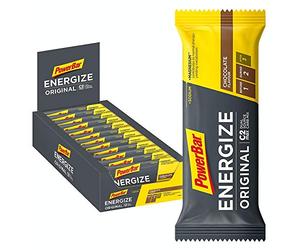 Powerbar Energize Original Chocolate 25x55g - Barre énergétique à haute teneur en glucides + Magnésium et sodium C2MAX
