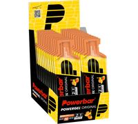 PowerBar – PowerGel Original – Fruit tropical – Riche en glucides, sans caféine – 24x41g