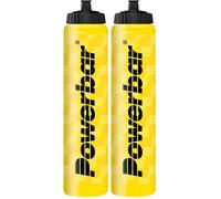 Powerbar - Gourde de Sport - 1000 ml - jaune - Étanche et compatible lave-vaisselle, sans BPA (Lot de 2)