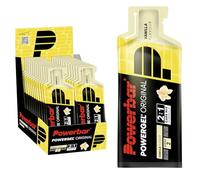 PowerBar Gel énergétique PowerGel Original Vanille, riche en glucides, sodium, sans caféine, 24x41 g
