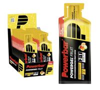 Powerbar Powergel Original Energy Gels Box Mango 41g 24 Units Jaune,Noir Black / Yellow