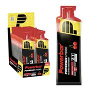Powerbar - PowerGel Hydro - Cherry - 24x67ml - Gel énergétique riche en glucides - Sodium - 51mg de caféine