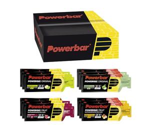 Powerbar - PowerGel Multiflavour Box - 12x41g - Gel Énergétique Riche en Glucides - Sodium