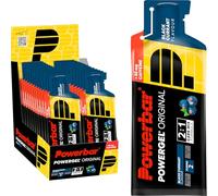 Powerbar Powergel Energy Gels Box Black Currant 41g 24 Units Jaune Yellow