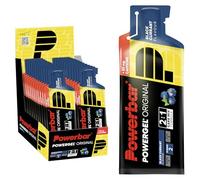 Powerbar Powergel Energy Gels Box Black Currant 41g 24 Units Jaune Yellow