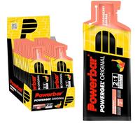 Powerbar - PowerGel Original - Strawberry-Banana - 24x41g - Gel énergétique riche en glucides - Sodium - Sans caféine