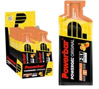Powerbar - PowerGel Original - Tropical Fruit - 24x41g - Gel énergétique riche en glucides - Sodium - Sans caféine