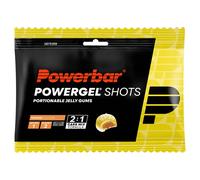 PowerBar Bonbons gélifiés PowerGel Shots Orange – Riches en glucides, Vitamine B6 – 24 sachets