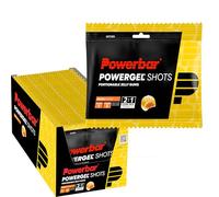 PowerBar Bonbons gélifiés PowerGel Shots Orange – Riches en glucides, Vitamine B6 – 24 sachets