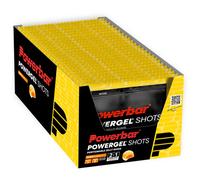 PowerBar Bonbons gélifiés PowerGel Shots Orange – Riches en glucides, Vitamine B6 – 24 sachets