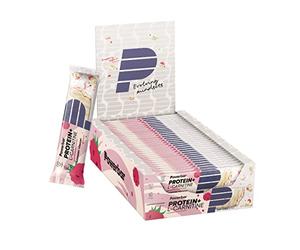 Powerbar - Protein Plus mit L-Carnitine - Raspberry Yoghurt - 30x35g - Barre protéinée avec magnésium, calcium et L-carnitine - sans collagène