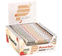 Powerbar Protein Soft Layer Strawberry White Chocolate 12x40g - Riche en protéines + sans huile de palme