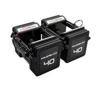 POWERBLOCK Pro 100 EXP Stage 1 - Haltères réglables - 1 à 18 kg par haltère - Construction en acier robuste, extensible avec des kits d'extension - Convient pour une utilisation intensive