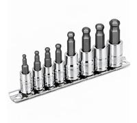 Powerbuilt 642403 métrique d'équilibre Boule Hex Embouts de tournevis, 8 pièces