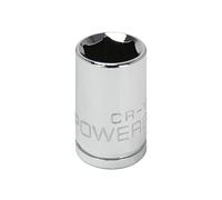 Powerbuilt 940027 3/20,3 cm Dr. 6 PT. métrique Standard Socket, 12 mm