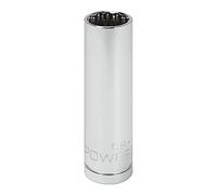 Powerbuilt 940063 3/20,3 cm Dr. 12 PT. métrique Deep Well Socket, 13 mm