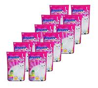 Powercat Lot de 12 paquets de litière pour chat, 5 l chacun, soit 60 l au total, au silicate