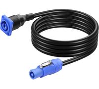 PowerCon 13AWG 3 Pin Male to Female Power Extension Cable for LED Display Beam Moving Head Light Extension Cable Speaker Cable