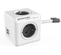 Powercube 4 Prises + 2 Usb ,Cube Multiprise
